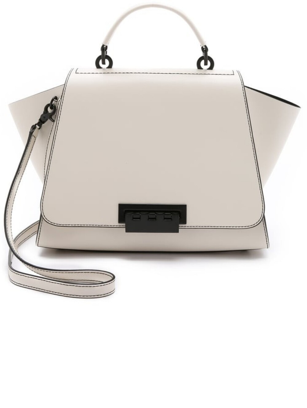 Zac Zac Posen Eartha Top Handle Crossbody Bag - Ivory